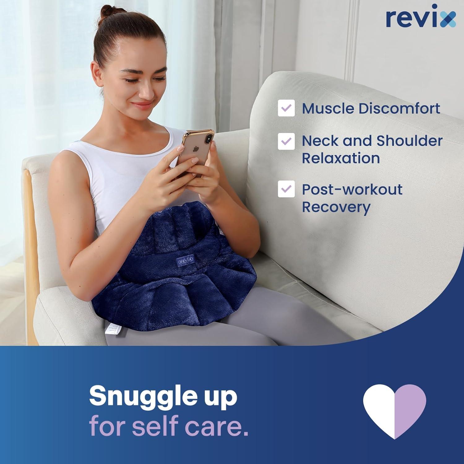 Almohadilla Térmica REVIX para Cuello y Hombros con Aromaterapia