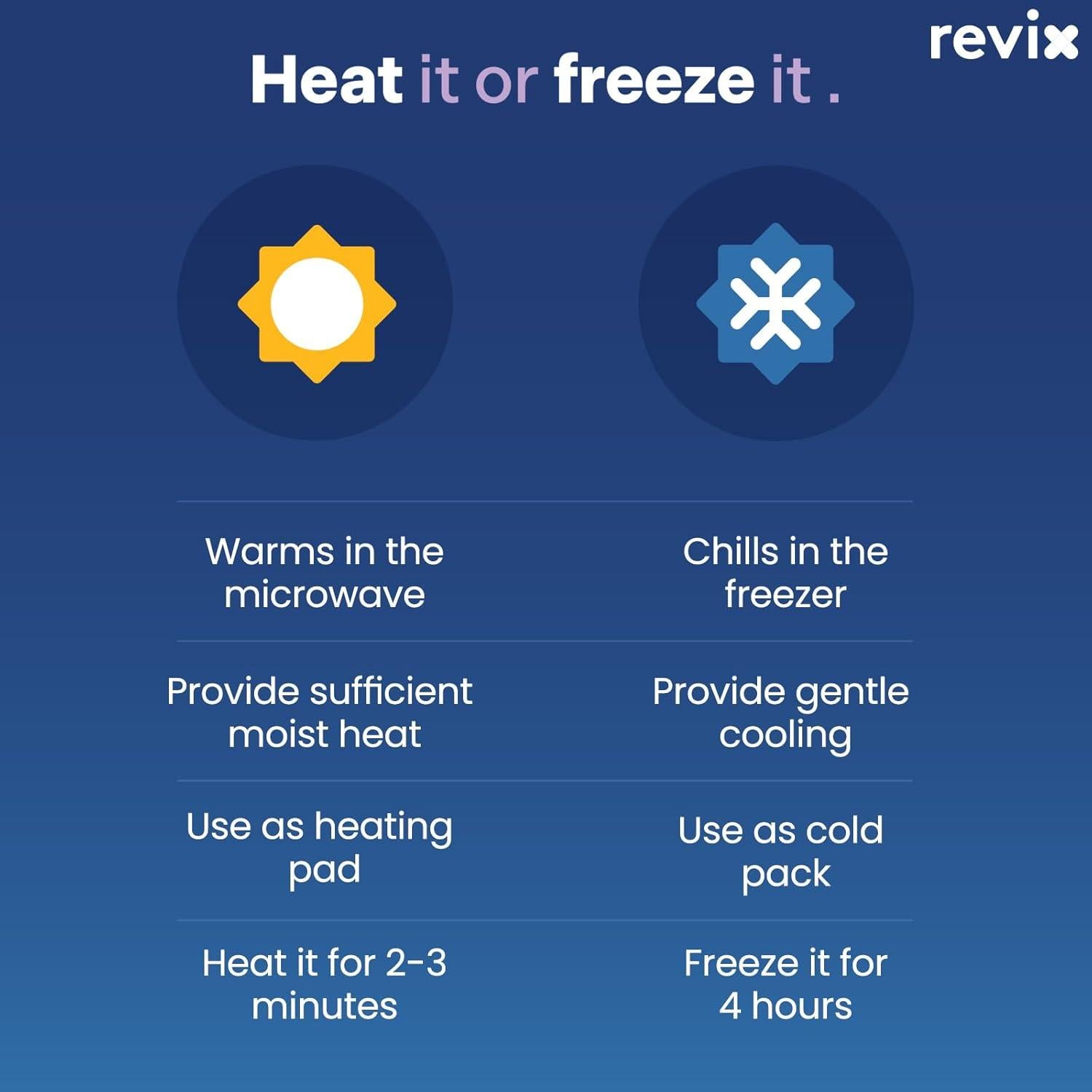 Almohadilla Térmica REVIX para Cuello y Hombros con Aromaterapia