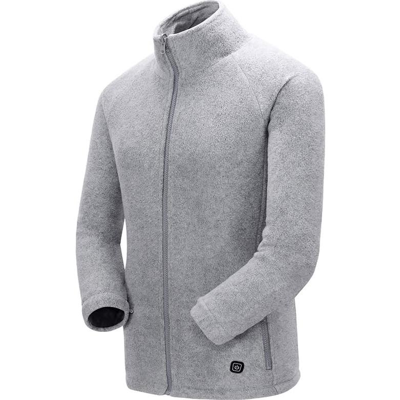Chaqueta Calentada Unisex Forro Polar ST2040 USB Gris