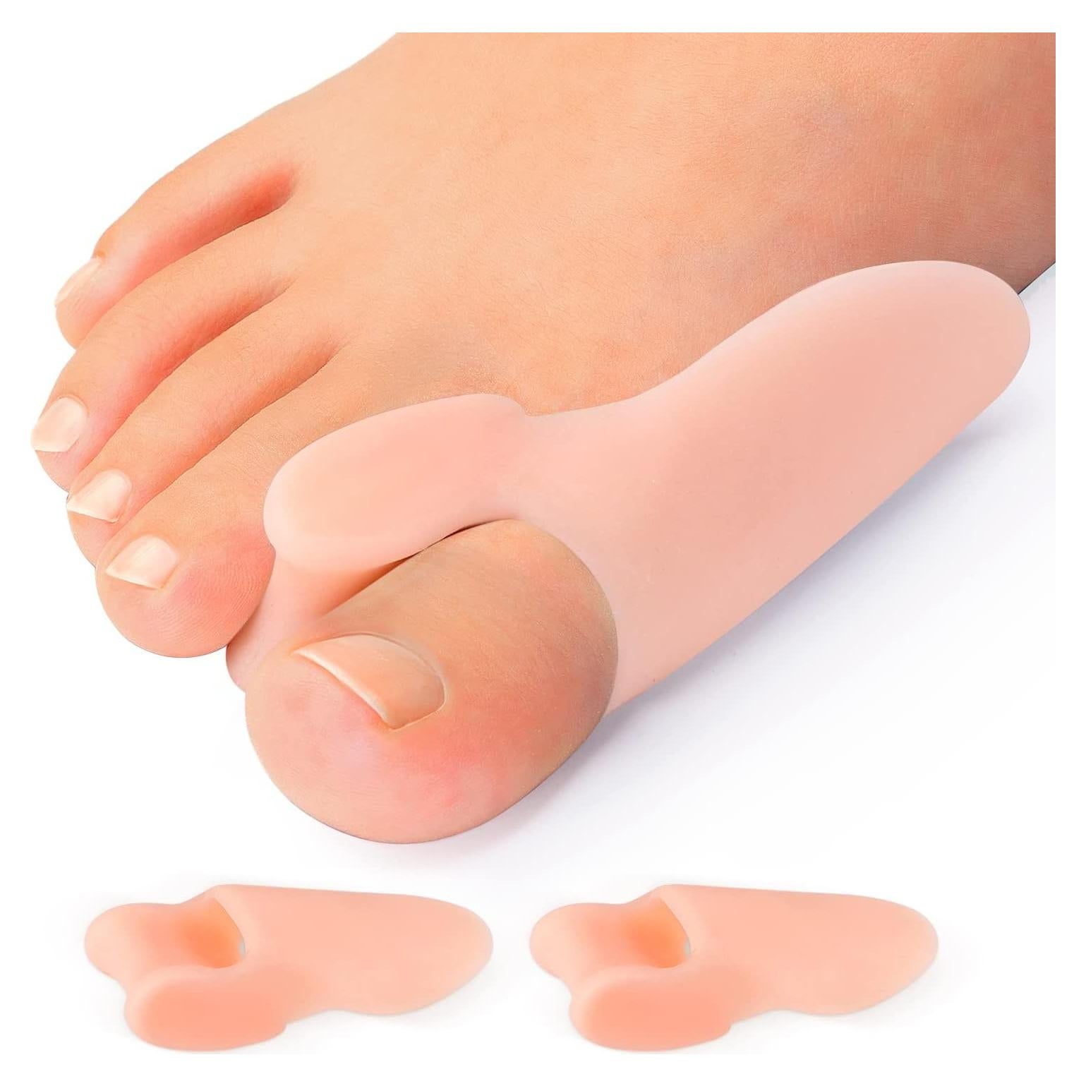 Protector de Juanetes Promifun - 10 Almohadillas de Gel Beige