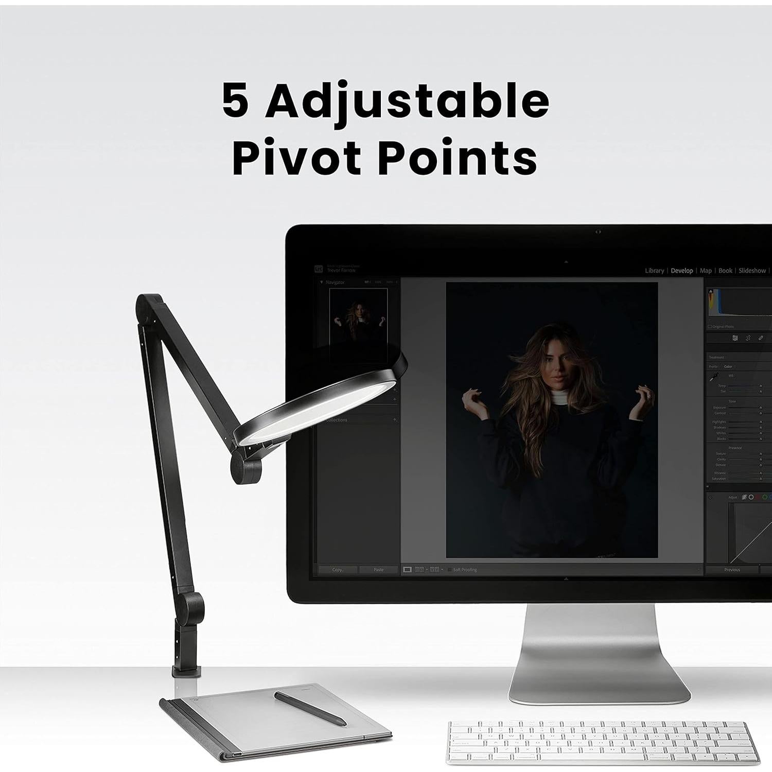 Lámpara de Escritorio LED Lume Cube Edge 2.0 Dimmable USB