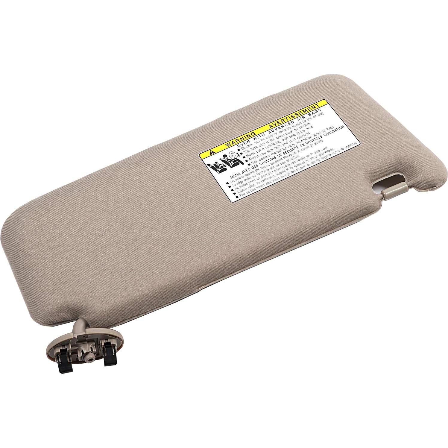 Visera de Sol Beige Izquierda Ezzy Auto para Toyota Camry 2007-2011