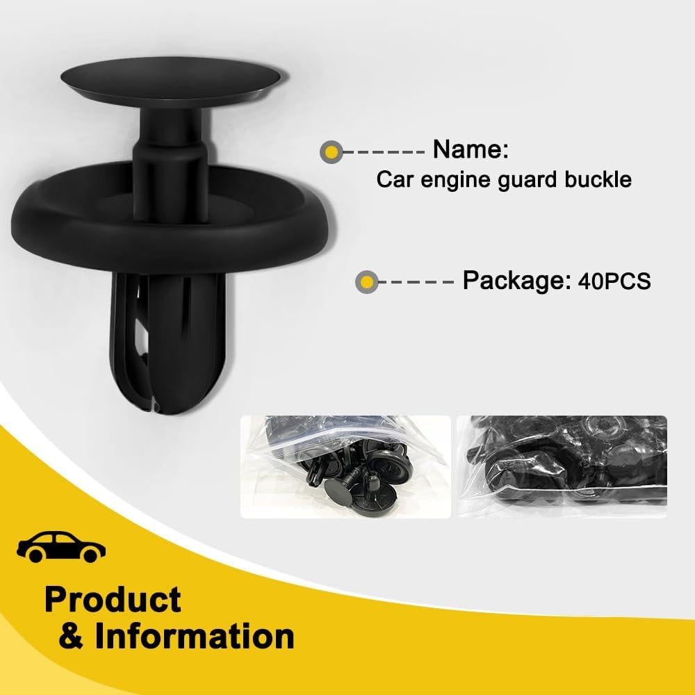 40 Clips de Retención Toyota Lexus 90467-07201 POM