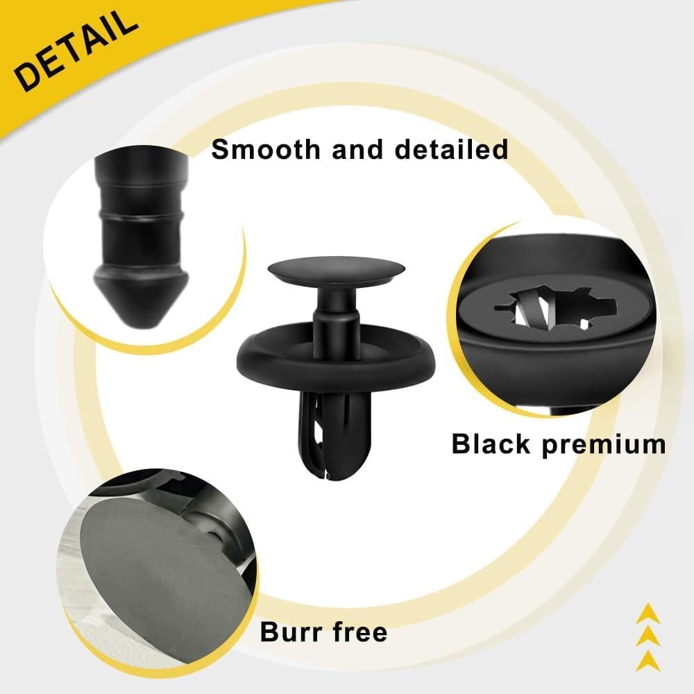 40 Clips de Retención Toyota Lexus 90467-07201 POM