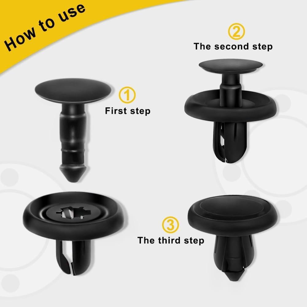 40 Clips de Retención Toyota Lexus 90467-07201 POM