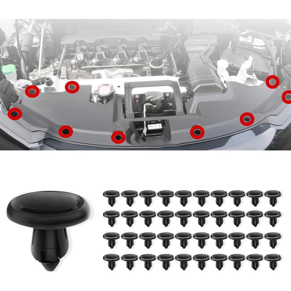 40 Clips de Retención Toyota Lexus 90467-07201 POM