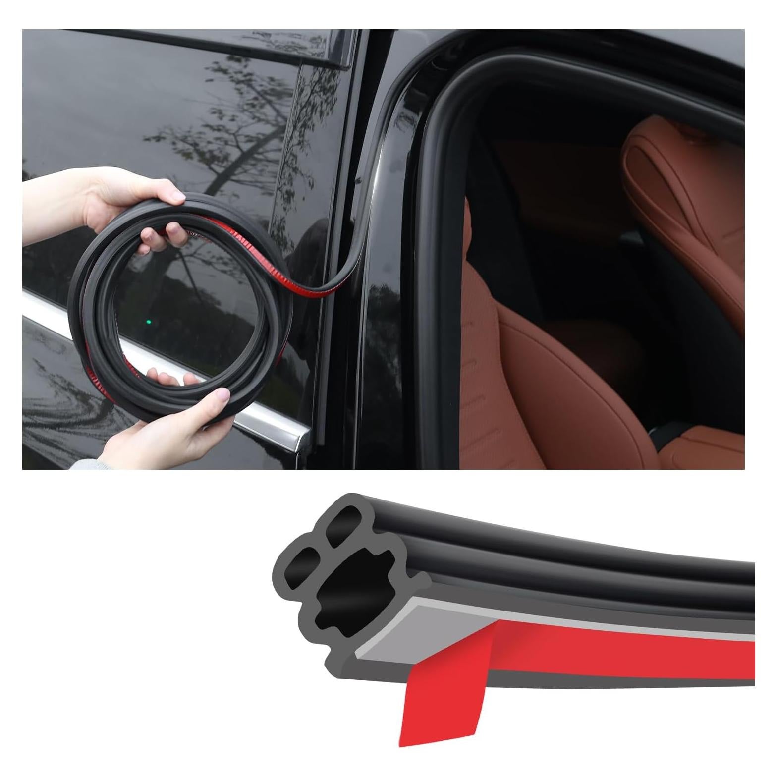 Cinta de Sello de Puerta de Coche Stacool 16m Goma