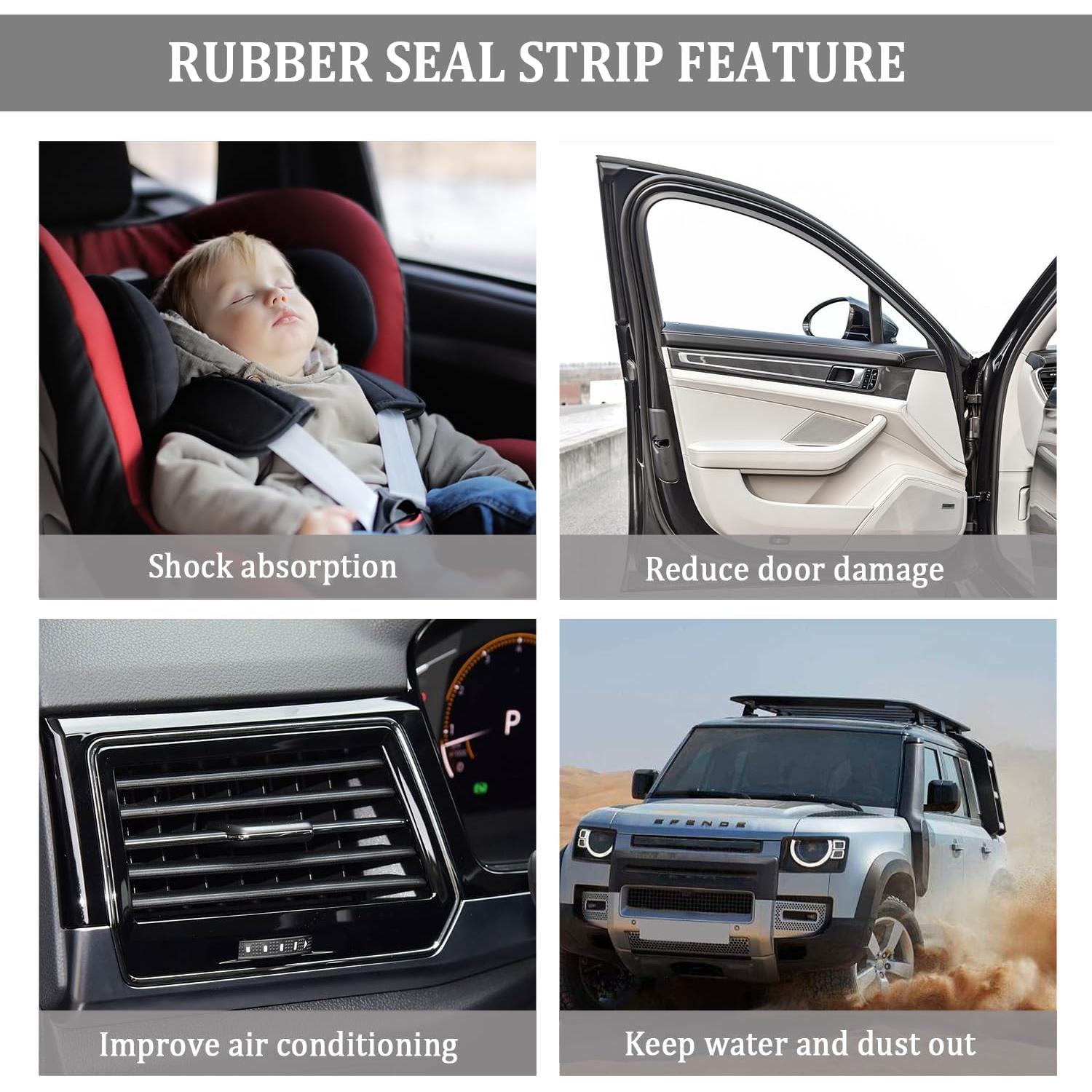 Cinta de Sello de Puerta de Coche Stacool 16m Goma