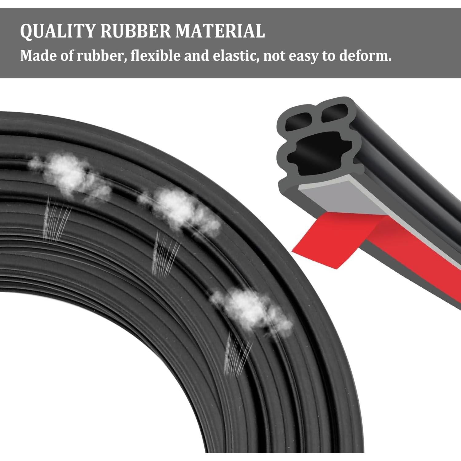 Cinta de Sello de Puerta de Coche Stacool 16m Goma
