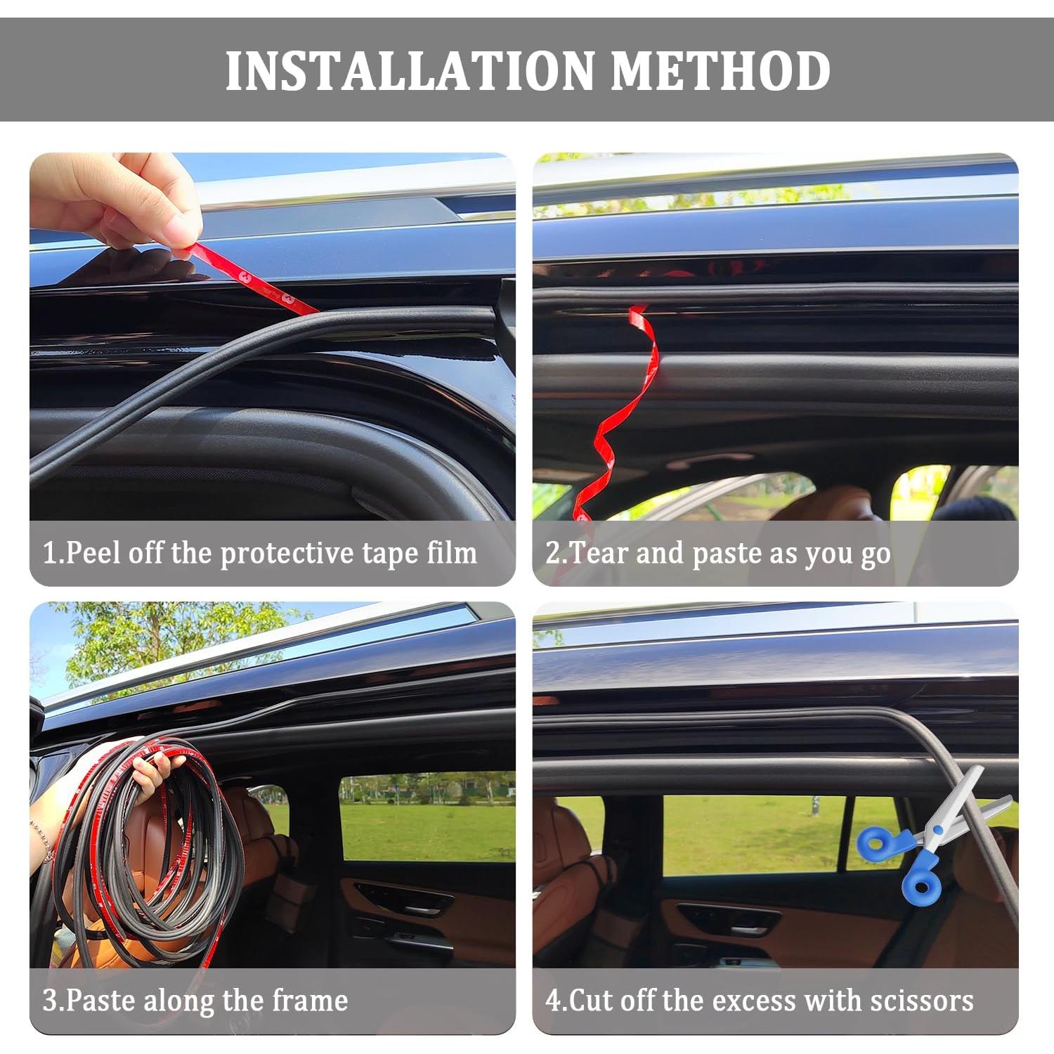 Cinta de Sello de Puerta de Coche Stacool 16m Goma