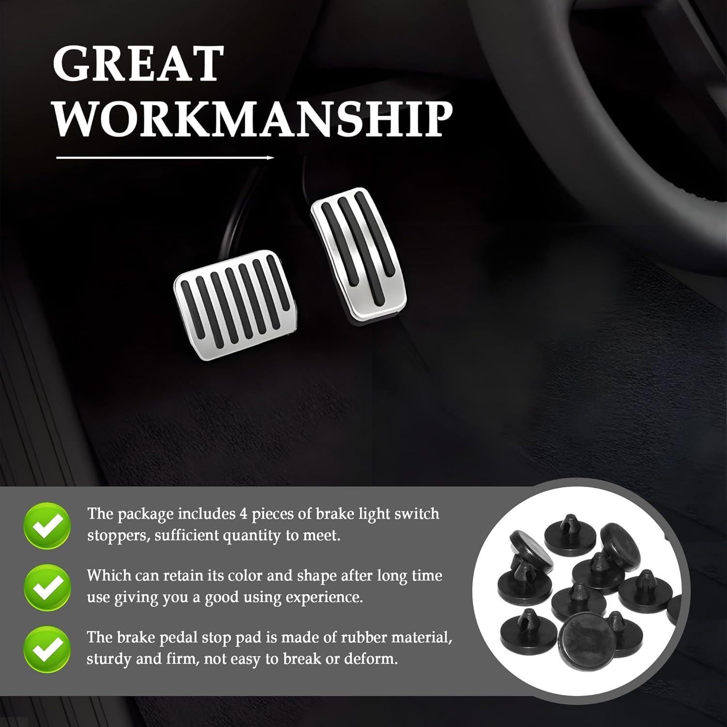 Almohadilla de Parada del Pedal de Freno Stacool 4PCS