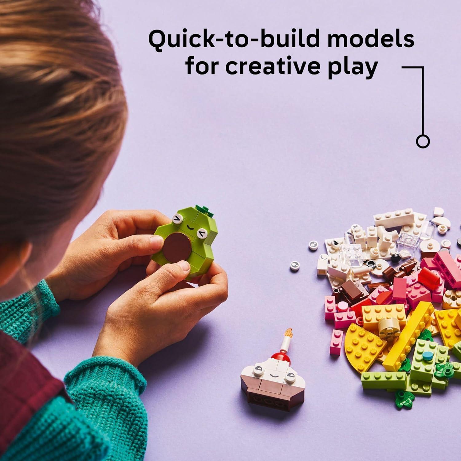 LEGO Clásico Amigos de Comida 11039 - Juguete Creativo 150 Piezas