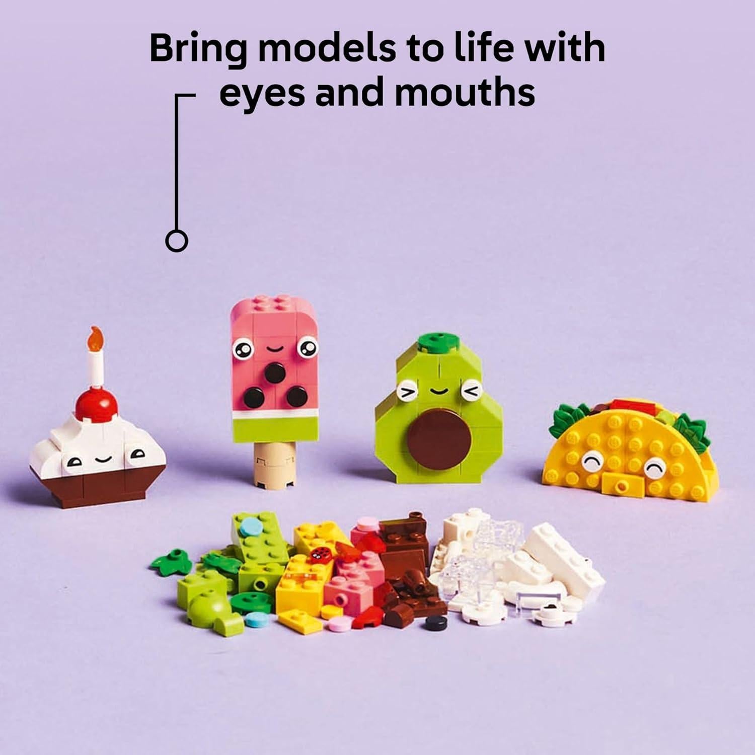 LEGO Clásico Amigos de Comida 11039 - Juguete Creativo 150 Piezas