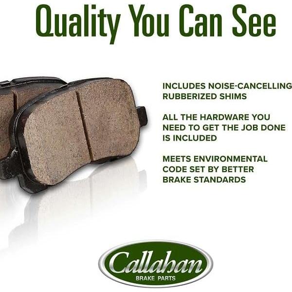 Kit de frenos delanteros Callahan para Toyota Corolla Vibe 2003-2008
