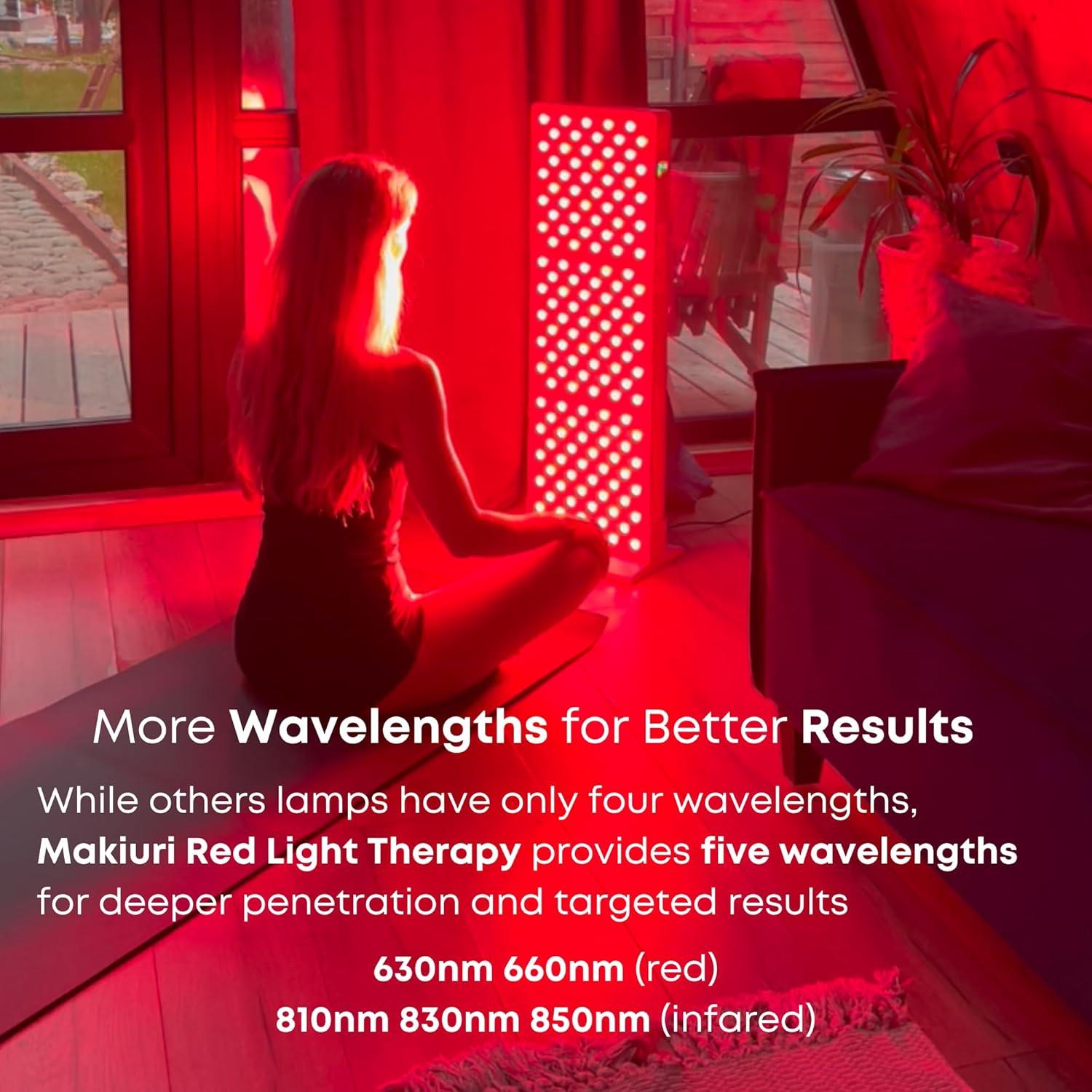 Lámpara de Terapia de Luz Roja Makiuri Mercurio 60 LEDs