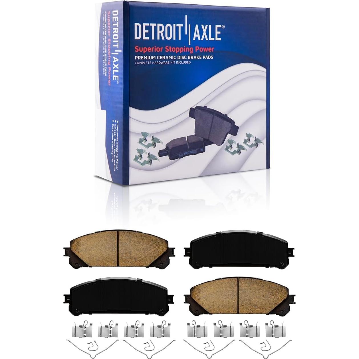 Kit de frenos delantero Detroit Axle para Toyota y Lexus