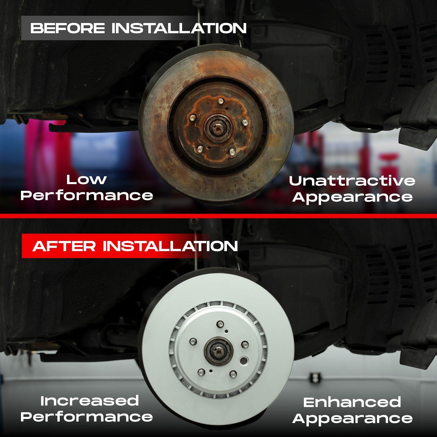 Kit de Frenos Delanteros R1 Concepts para Toyota Corolla 2019-2024