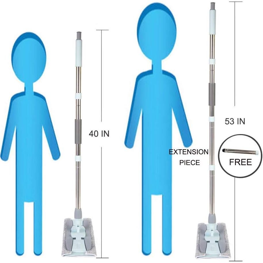 Mopa de Suelo de Microfibra YOUSHANGJIA 40 cm Ajustable