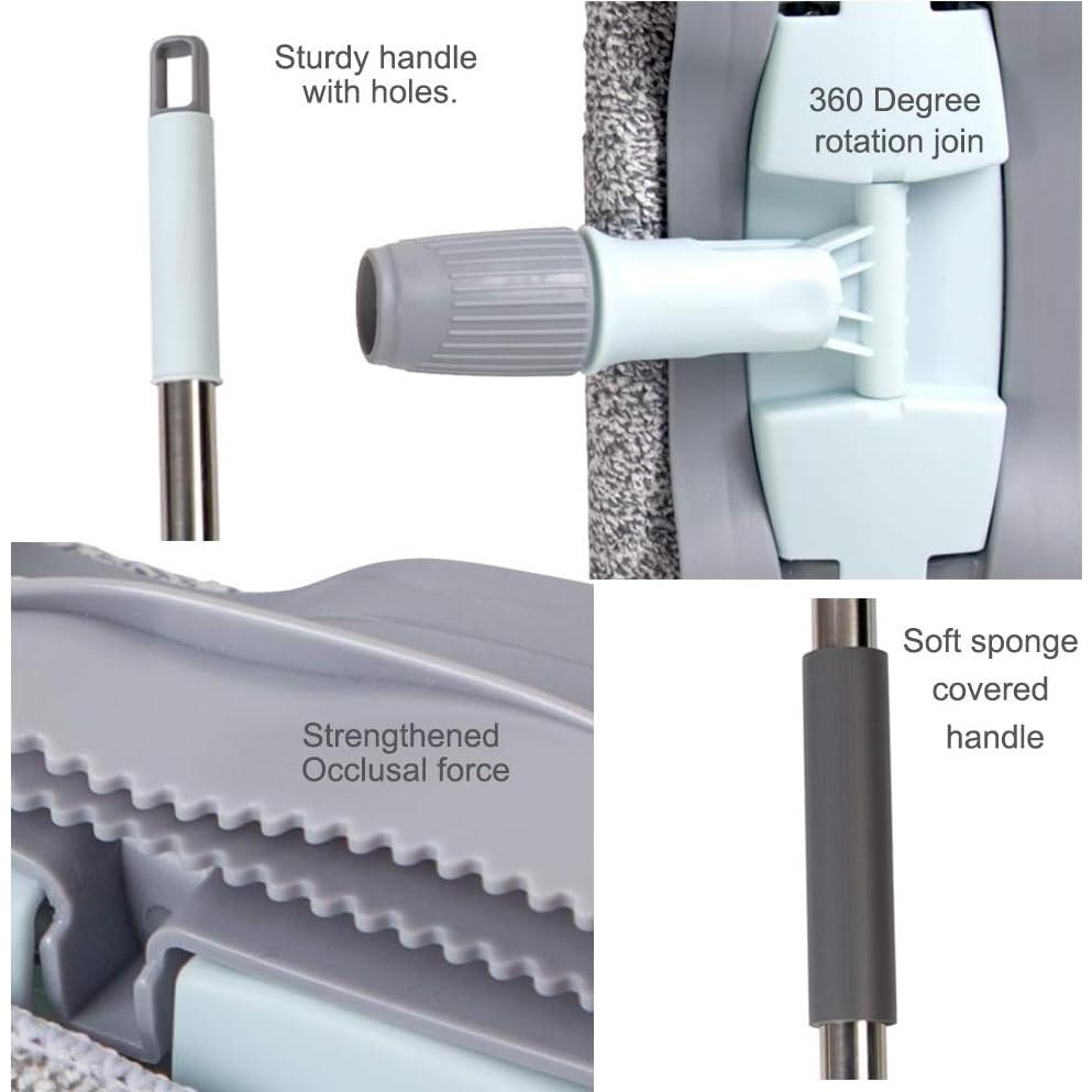 Mopa de Suelo de Microfibra YOUSHANGJIA 40 cm Ajustable