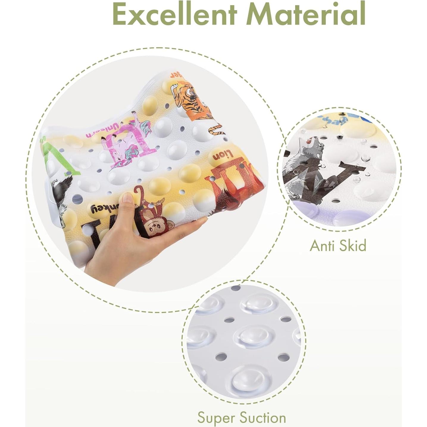 Alfombrilla de baño antideslizante AmazerBath 101.6x40.6cm