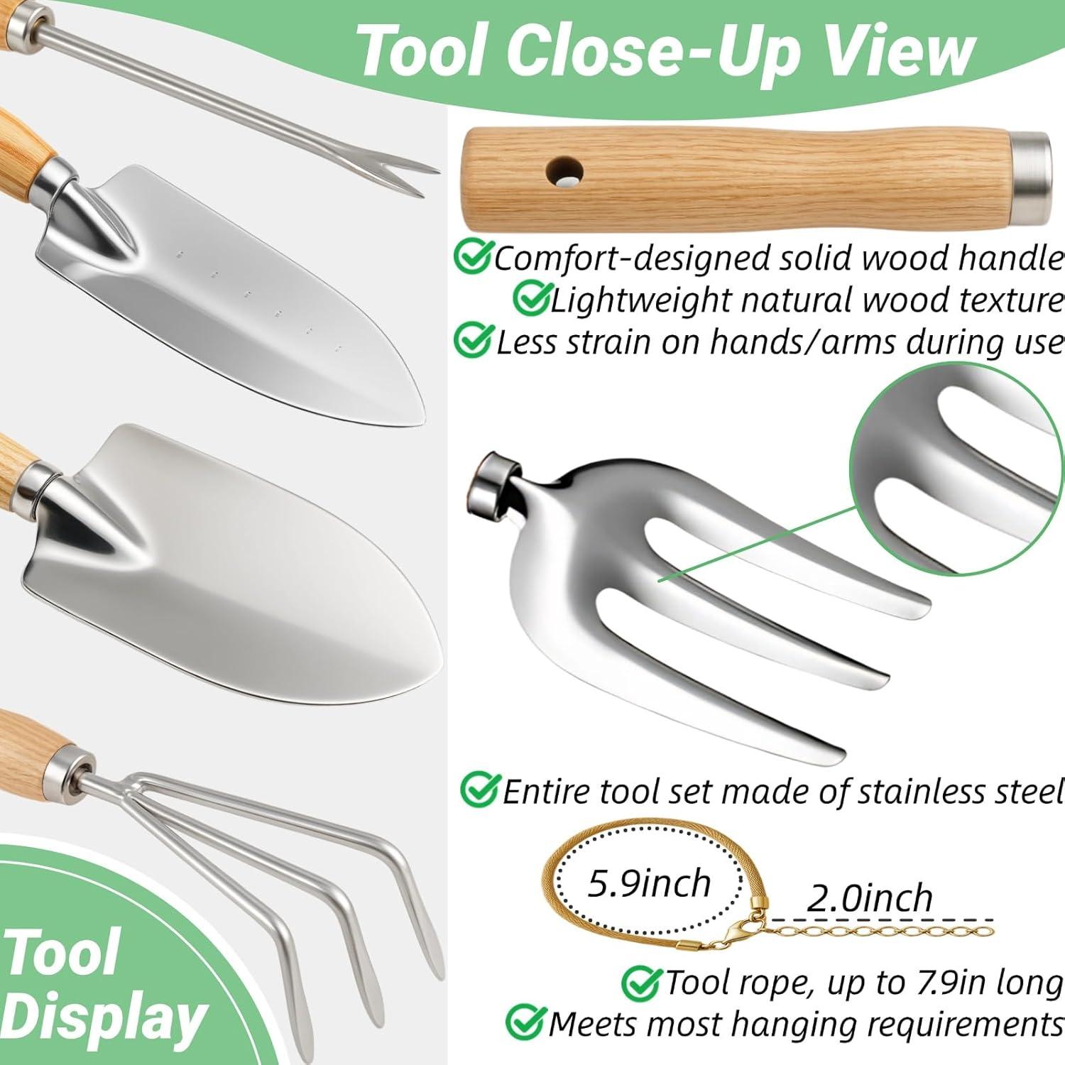Juego de Herramientas de Jardín BovcTrraann 10 Piezas