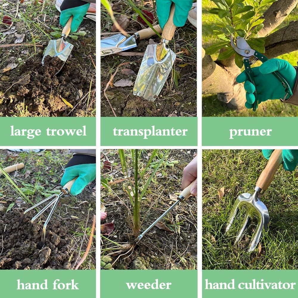 Juego de Herramientas de Jardín BovcTrraann 10 Piezas