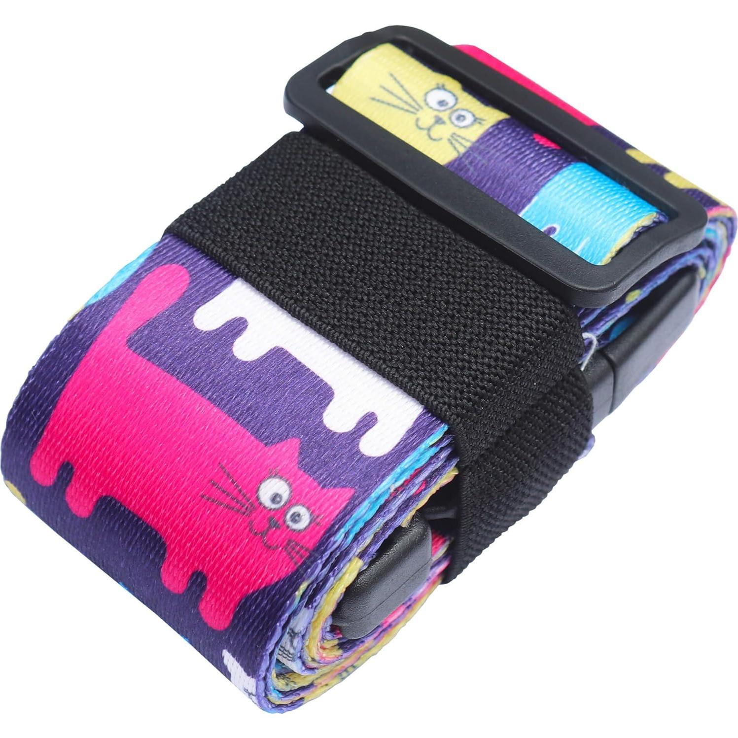 Correas para Equipaje XiOiOiX Ajustables 4 Piezas Nylon TSA