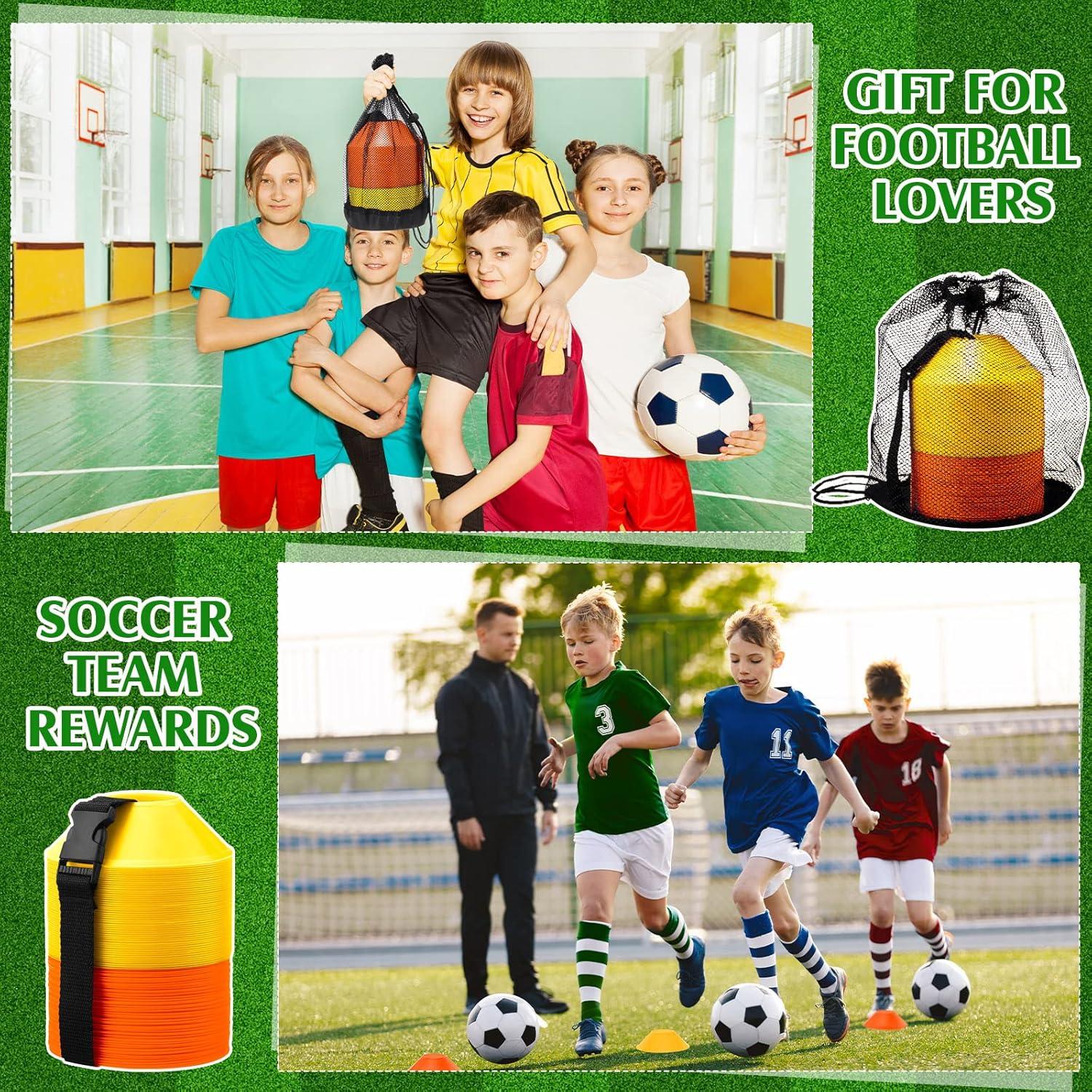 Hanaive 100 Mini Conos de Fútbol 12,7 cm para Entrenamiento