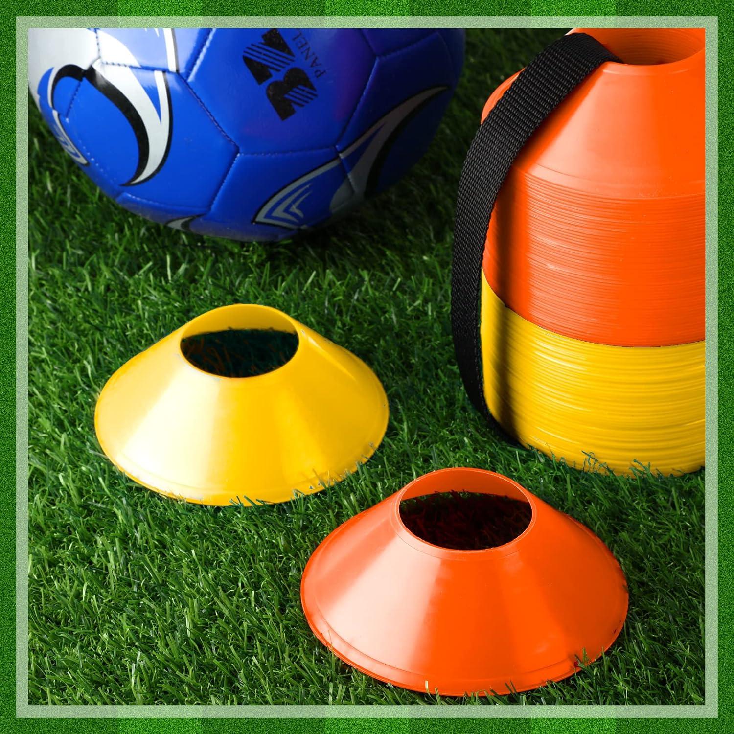 Hanaive 100 Mini Conos de Fútbol 12,7 cm para Entrenamiento