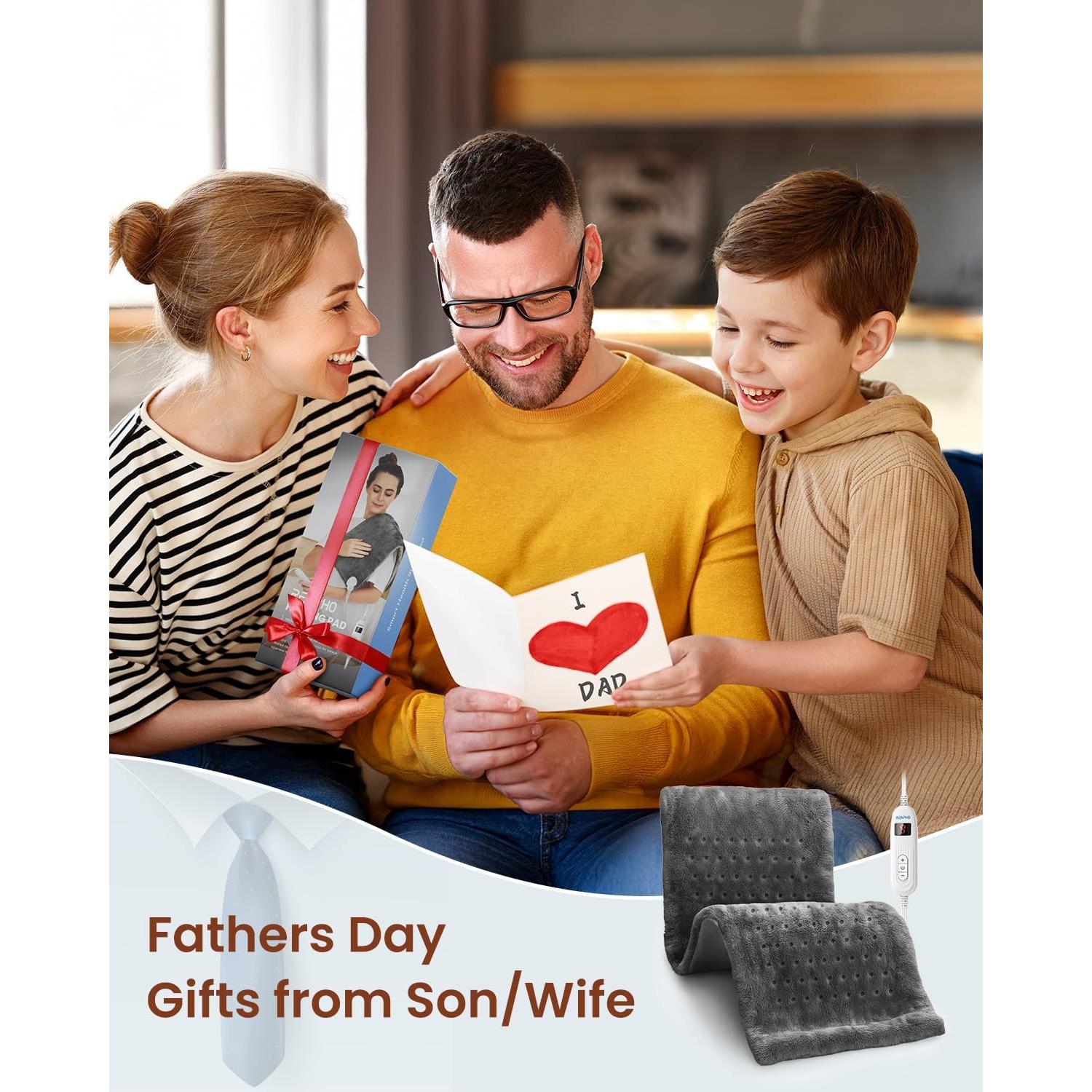 Almohadilla Térmica Eléctrica RENPHO 30.5x61 cm para Alivio de Dolor