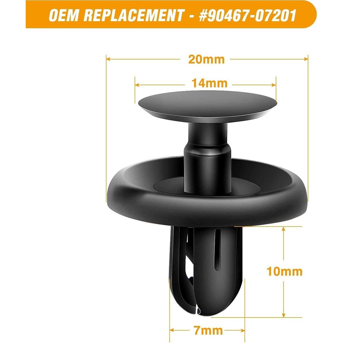 Clips de Retención GOOACC GRC-32 para Toyota y Lexus 100 Pcs