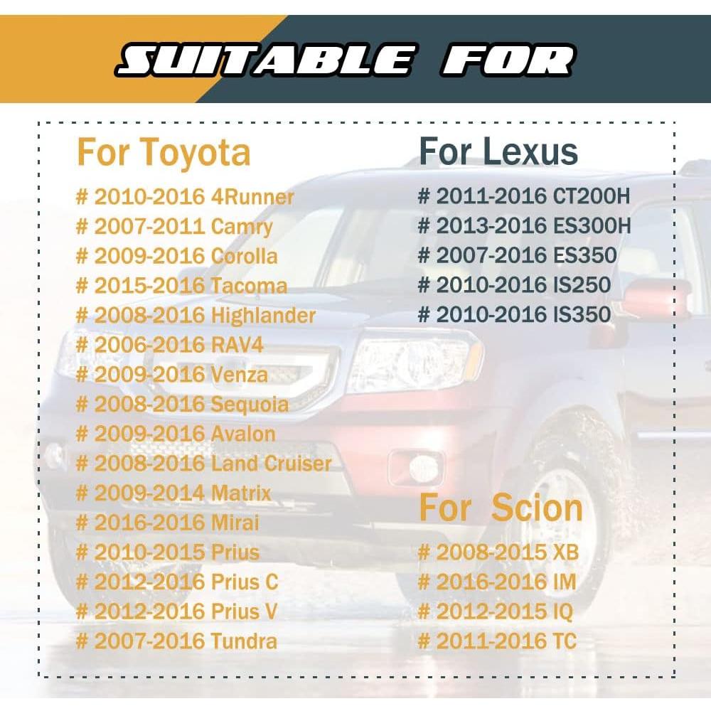 Válvula de Retención de Limpiaparabrisas Deemars 2PCS para Toyota