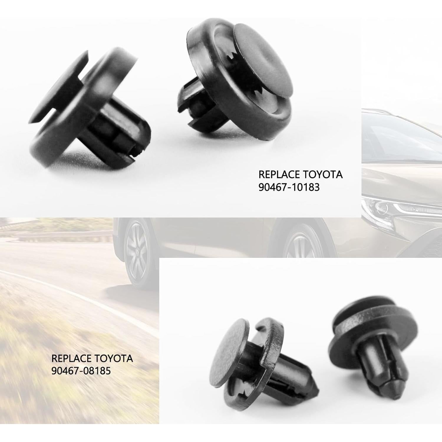 Xislet 120 Remaches Plásticos para Toyota y Lexus