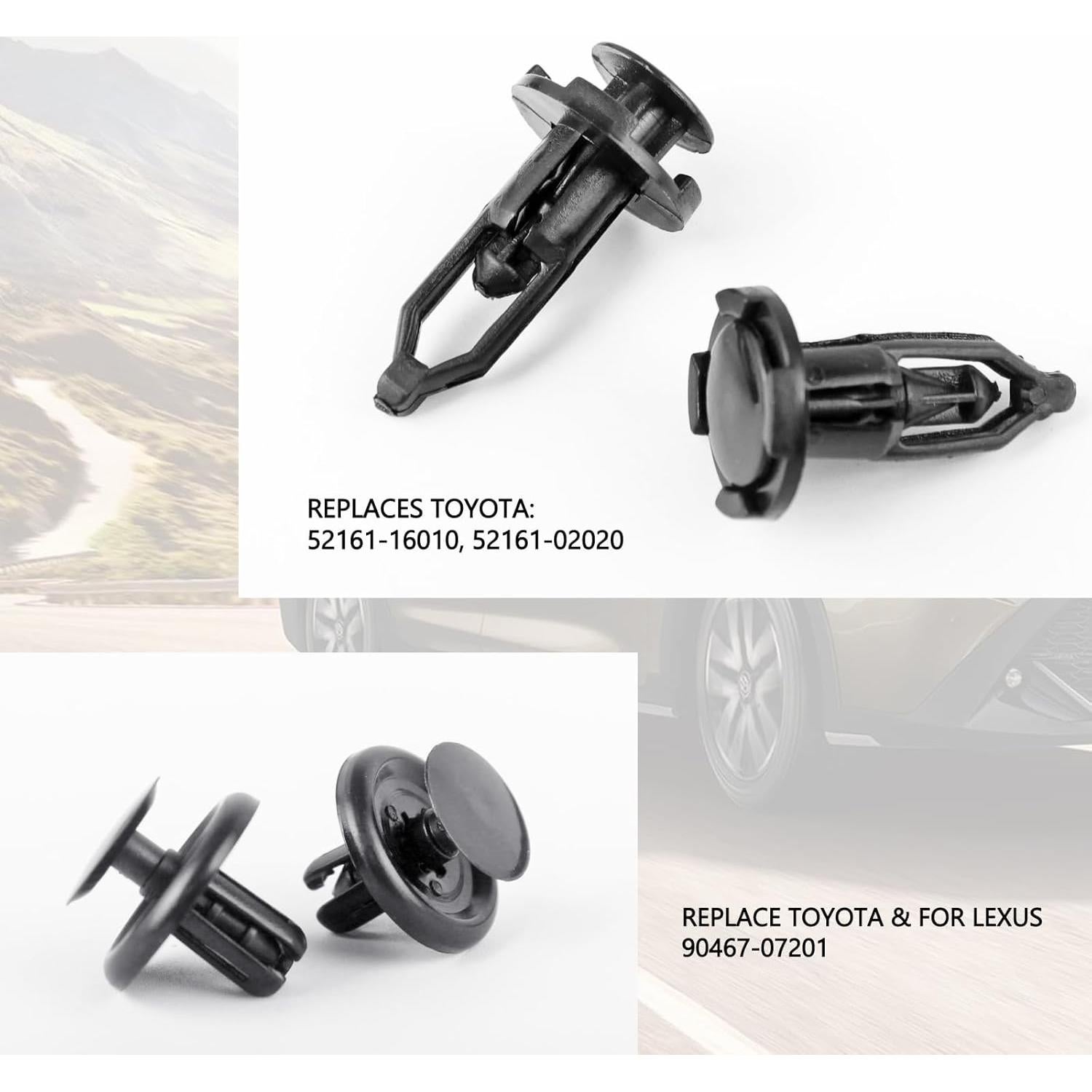 Xislet 120 Remaches Plásticos para Toyota y Lexus