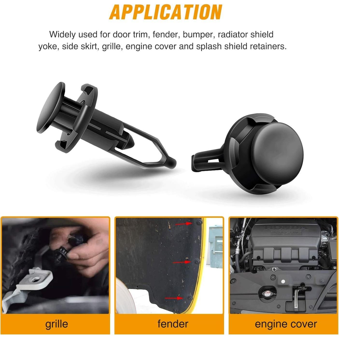 Clips de Remache Nylon GOOACC 100PCS para Toyota 9mm