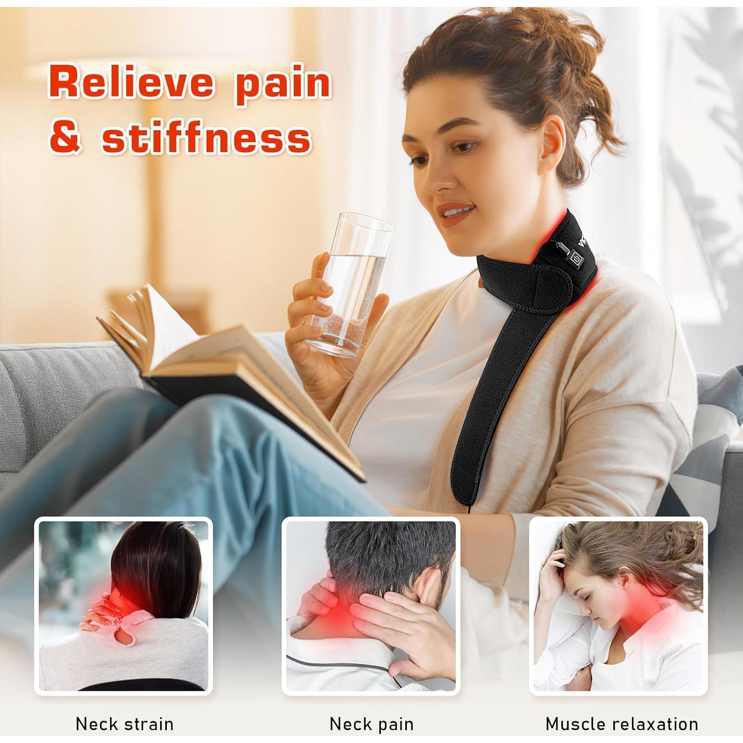 Cinturón de Terapia de Luz Roja Viconor para Cuello y Cuerpo