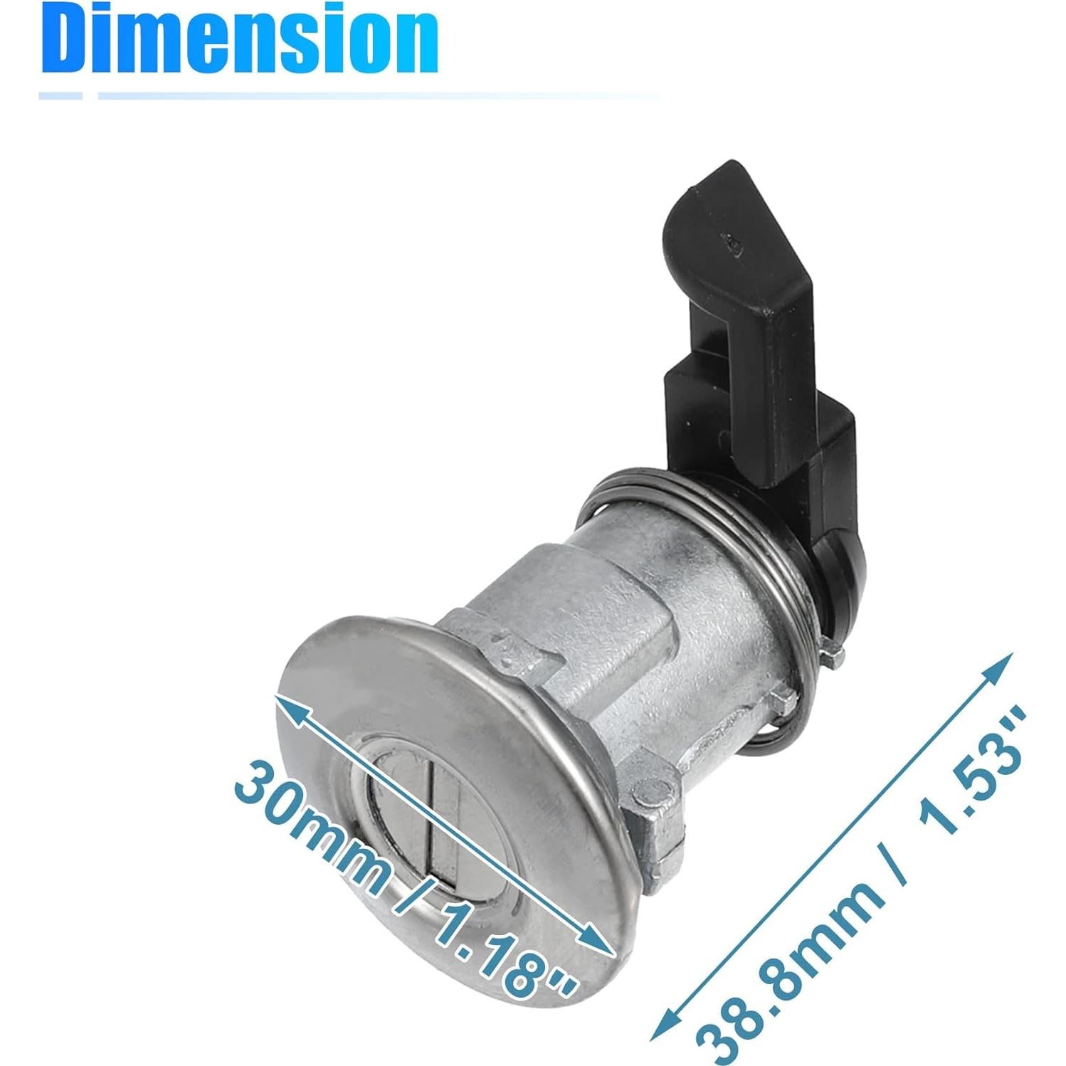 Cilindro de Cerradura de Combustible X AUTOHAUX para Toyota