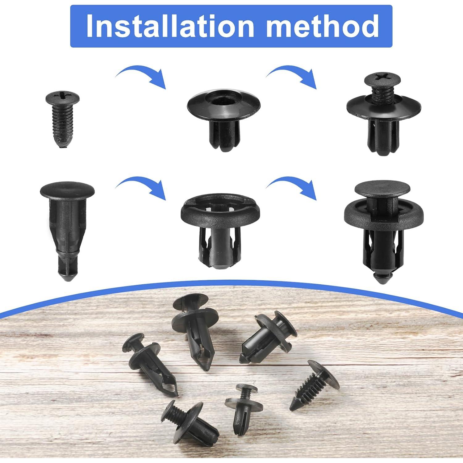 265 Piezas Clips de Retención Uolor para Automóviles