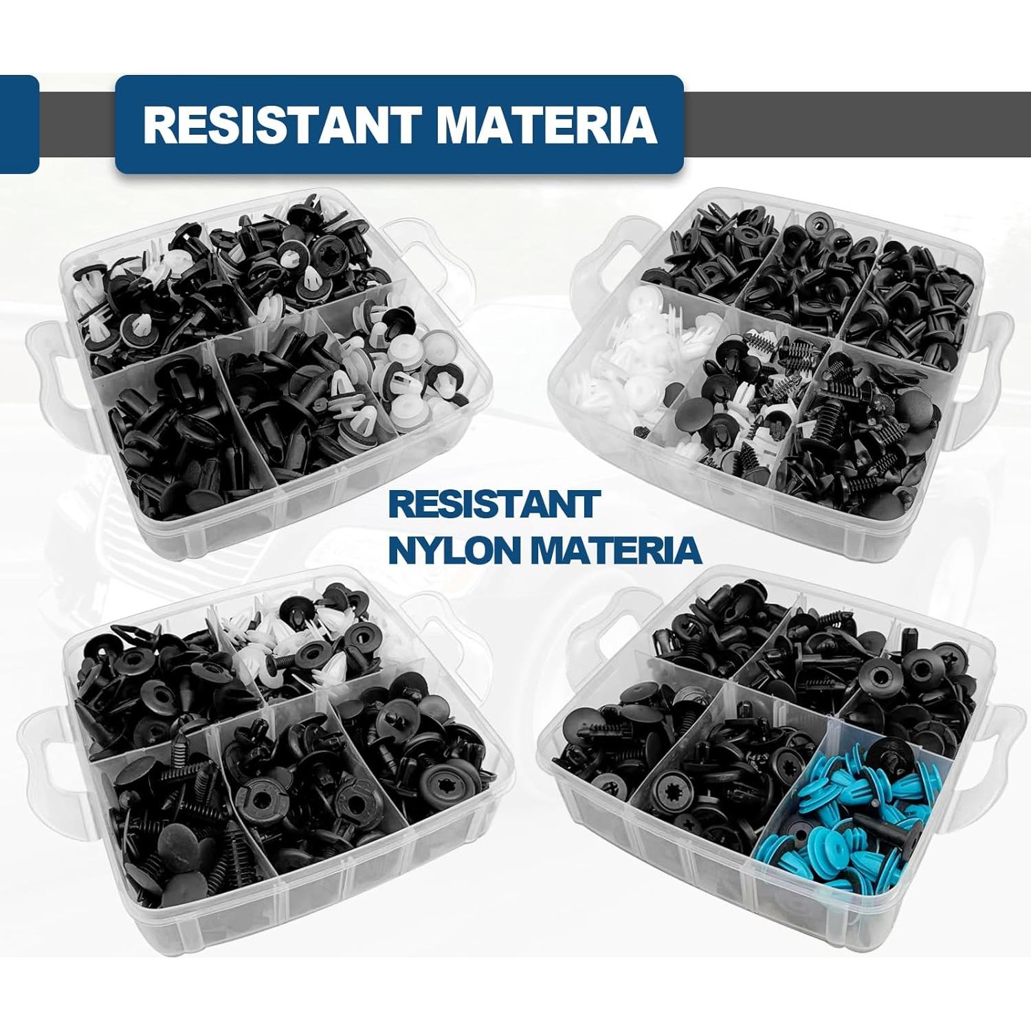 Kit de Clips de Retención para Puertas de Coche 1101 Piezas - TOPCNOEM