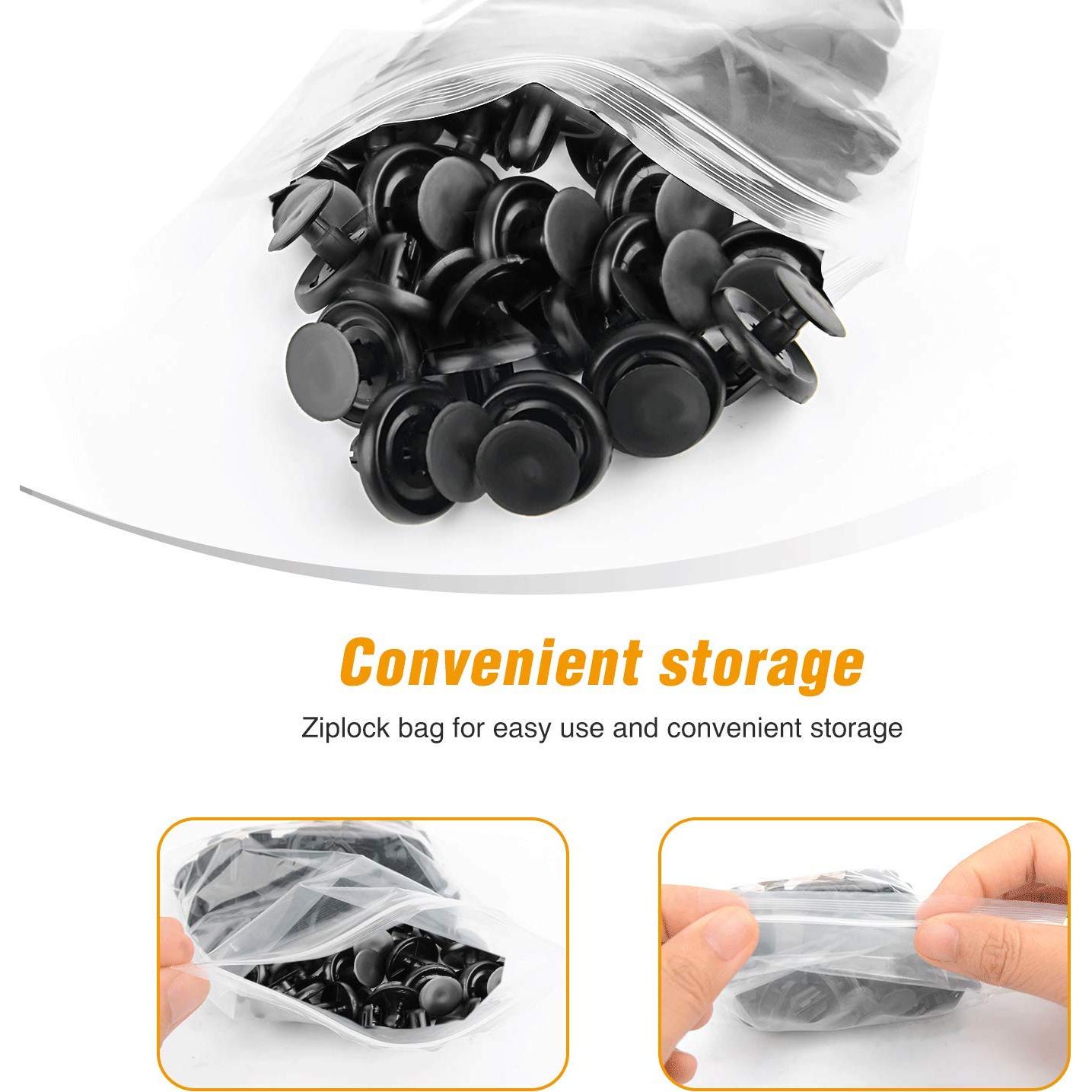 Clips Retenedores de Motor GOOACC 40PCS Nylon Toyota Lexus