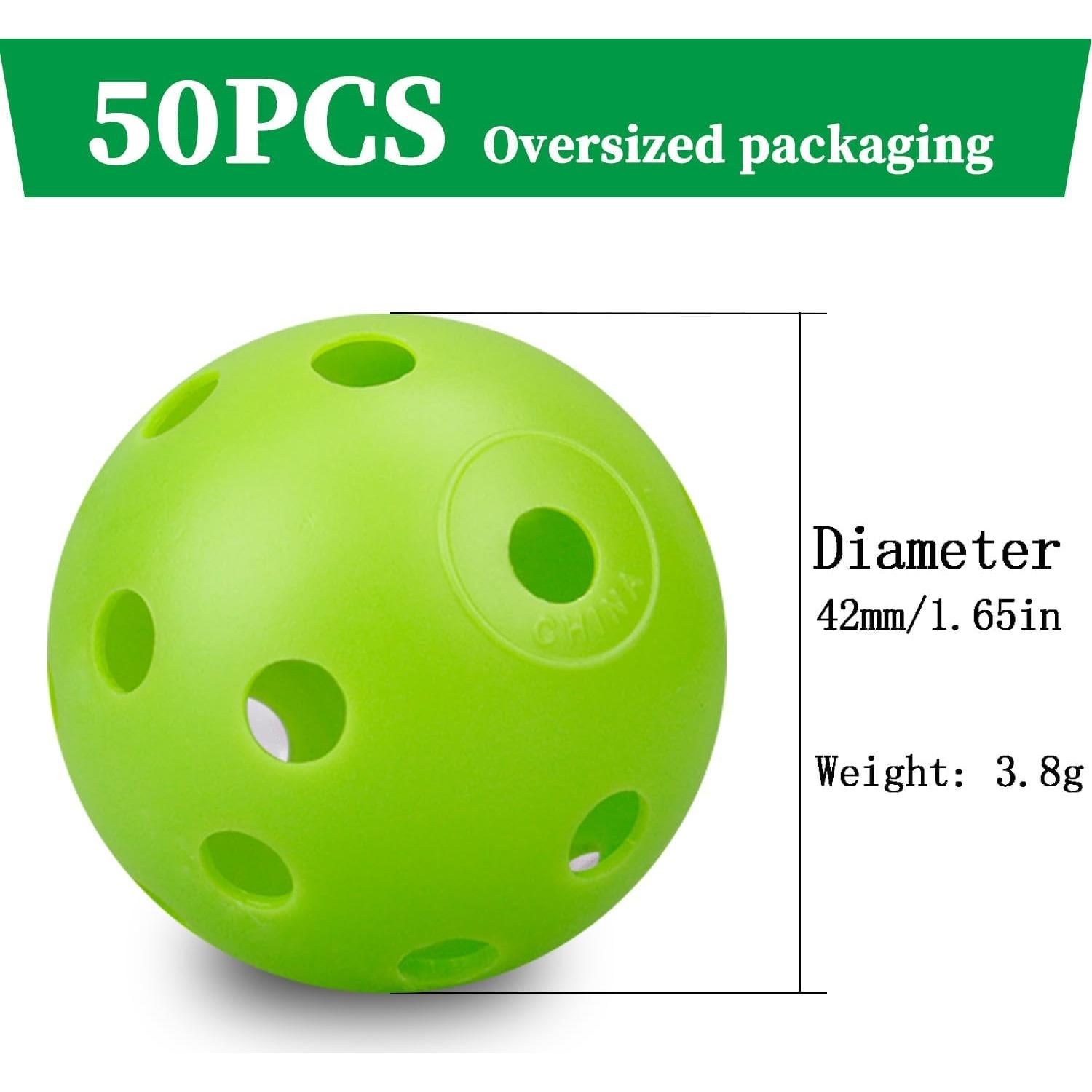 Pelotas de Golf KOFULL 50 Pack Plástico 42mm Multicolor