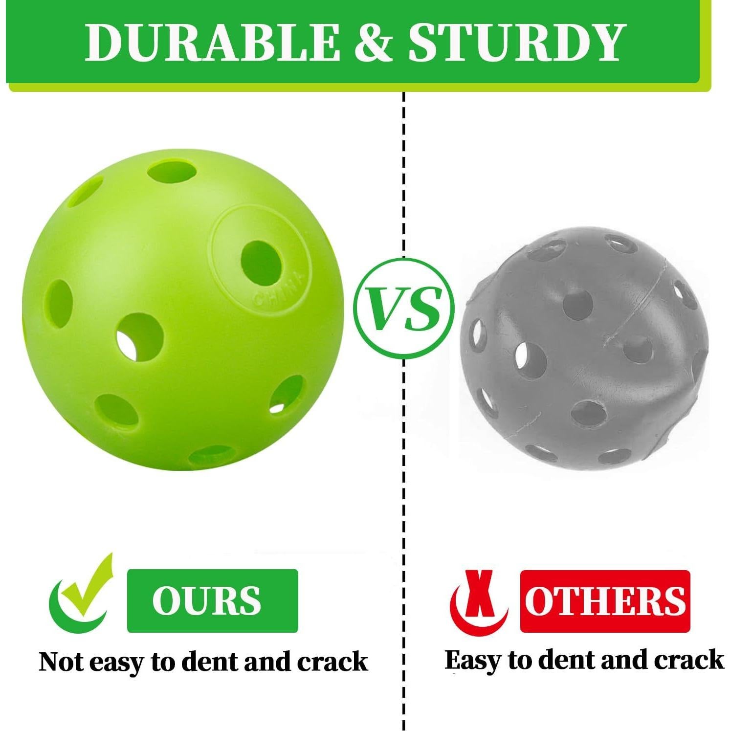 Pelotas de Golf KOFULL 50 Pack Plástico 42mm Multicolor