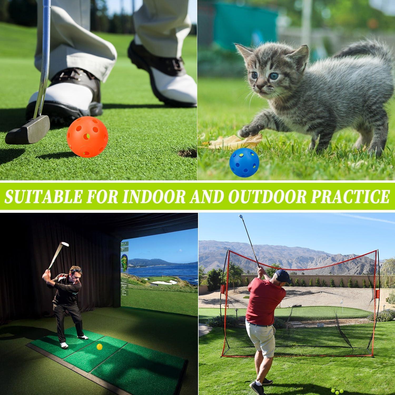 Pelotas de Golf KOFULL 50 Pack Plástico 42mm Multicolor