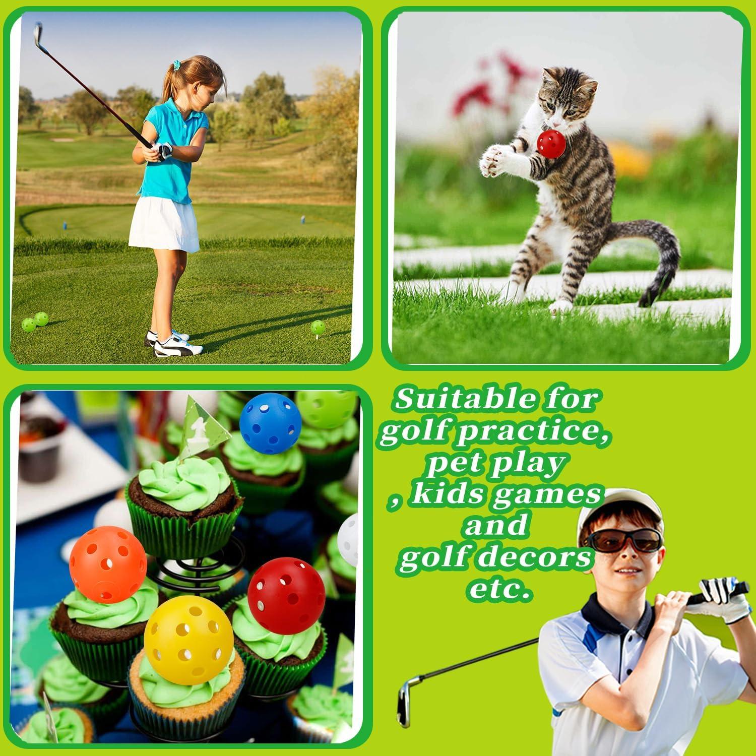 Pelotas de Golf KOFULL 50 Pack Plástico 42mm Multicolor