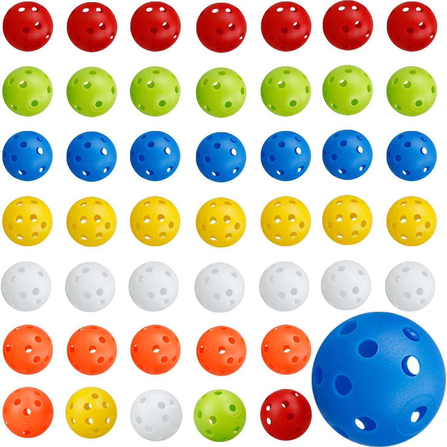 Pelotas de Golf KOFULL 50 Pack Plástico 42mm Multicolor
