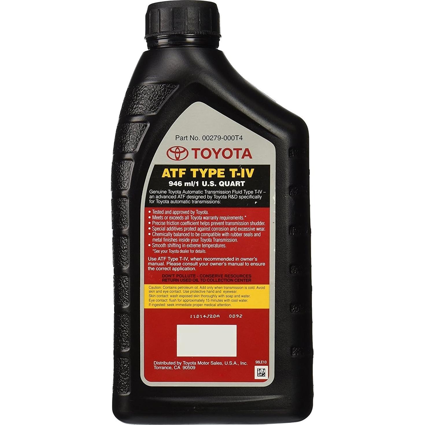 Fluido de Transmisión Automática Toyota T4 5,68L Paquete 6