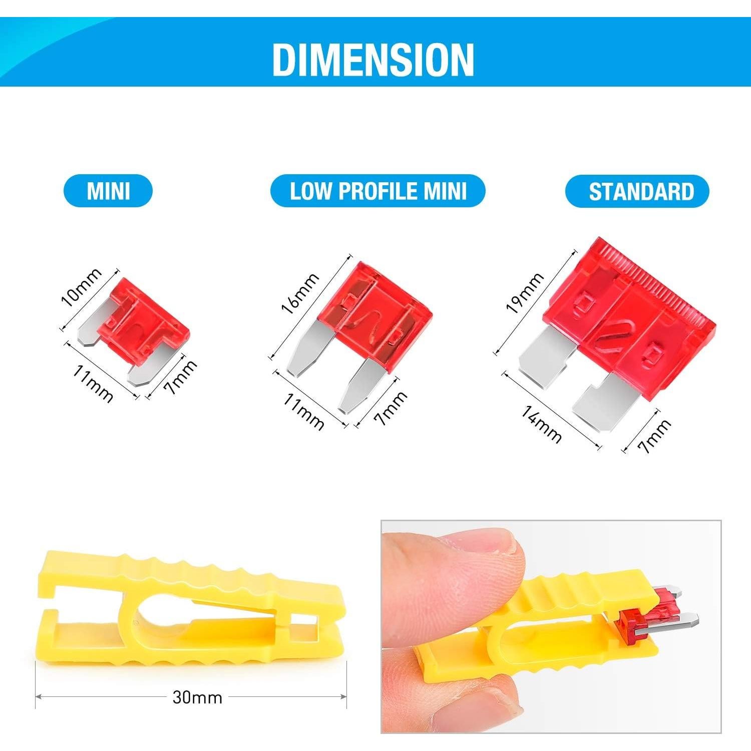 Fusibles de Cuchilla Nilight 272pcs 2A-35A para Automóvil