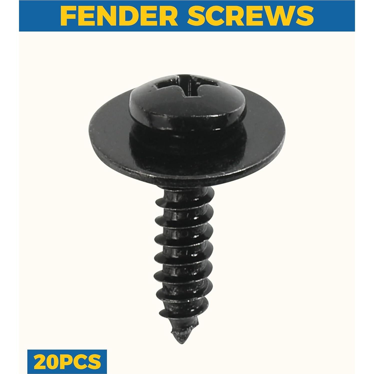 20 Tornillos de Forro de Guardabarros UBOG M4.8 x 19mm