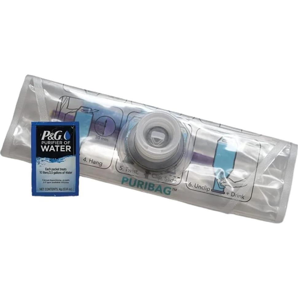 Filtro de Agua Puribag - Sistema de Filtración Portátil 9.46L