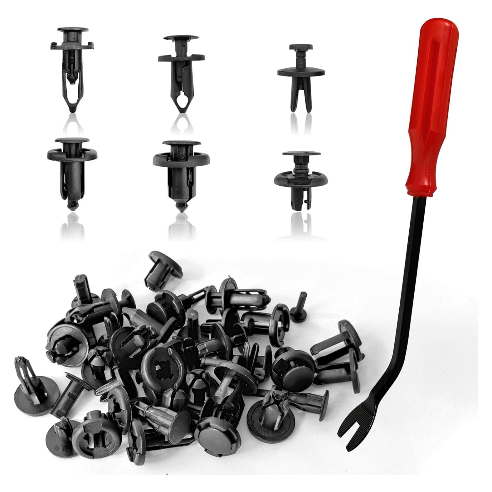 Kit 120 Clips de Retención Automotriz TOPCNOEM 6.8-10mm